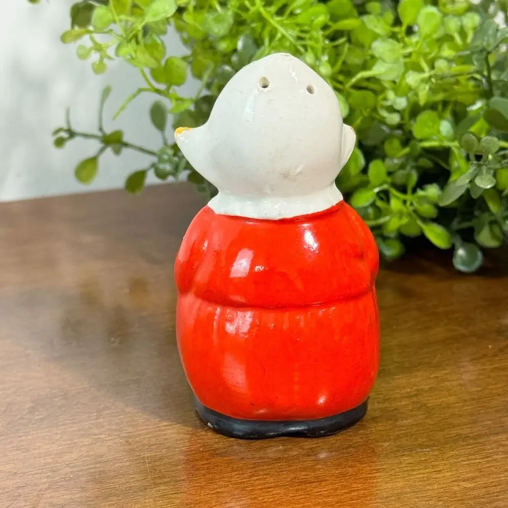 Vintage 1960s Dutch Woman Salt or Pepper Shaker Czechoslovakia No Stopper